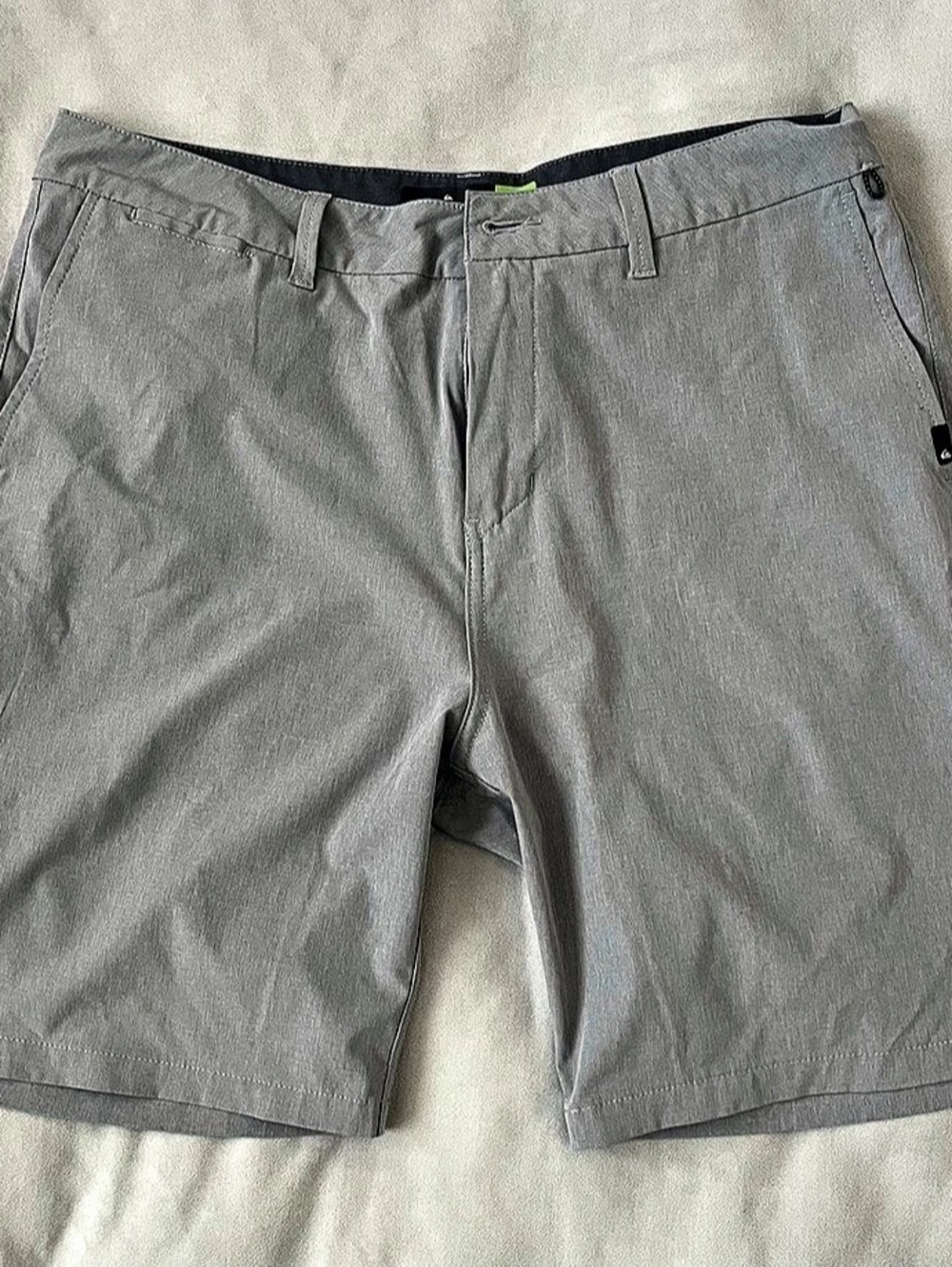Quiksilver Union Amphibian Hybrid Shorts Gray Waist 34